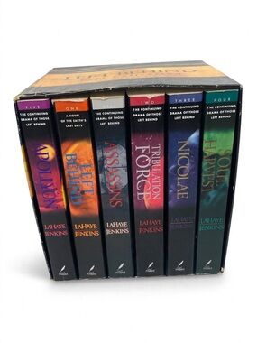 Source Unknown Left Behind Boxed Set - Black with Multicolor Spines